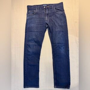 Patagonia Iron Clad Jeans Mens 36x32 Blue Denim Organic Cotton Workwear Hiking